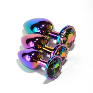 Plug anal Diamante Tornasolado set